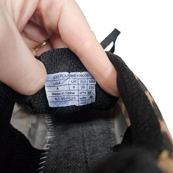 Vionic Womens‎ Tourney Leopard Print Athletic Sneakers Size 8 No Insoles Lace Up - Picture 5 of 11